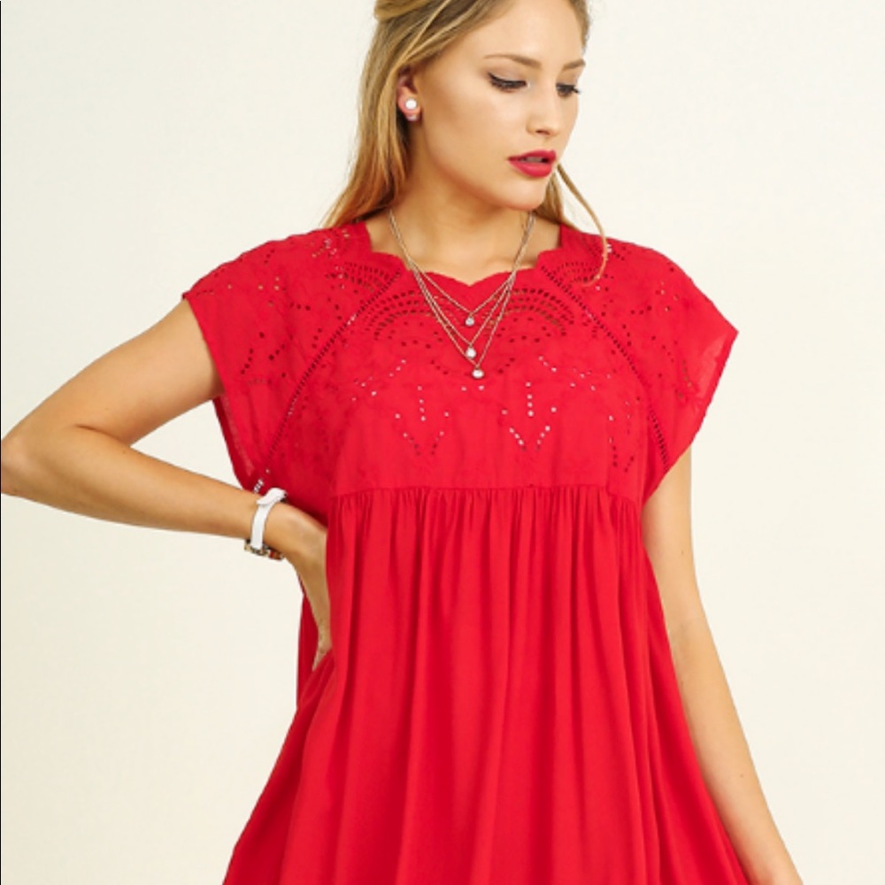 Super Cherry Red Summer Top